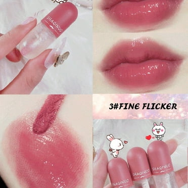 Dengmore Lip Gloss Oil Mini Capsule Transparent Discoloration Moisturizing Lip Glaze Hydrating Lip Gloss Gifts for Girls Women