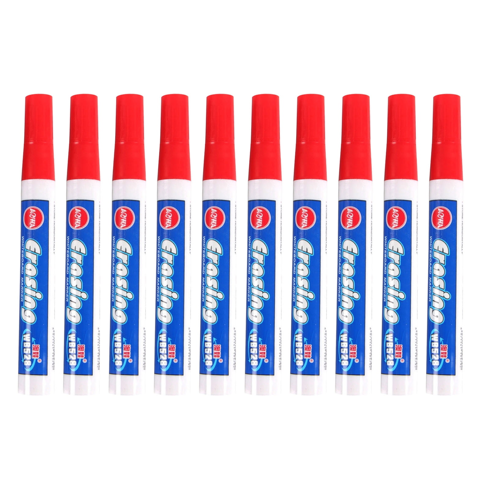 Dengmore Low Odor Water based Whiteboard Pen Erasable Black Red And Blue  Color Blackboard Pen Easy to erasable Marker 10ml Blue 