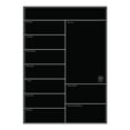 thumbnail image 1 of Dengmore Magnetic Whiteboard Refrigerator Soft Whiteboard Mobile Weekly Planner Black, 1 of 5