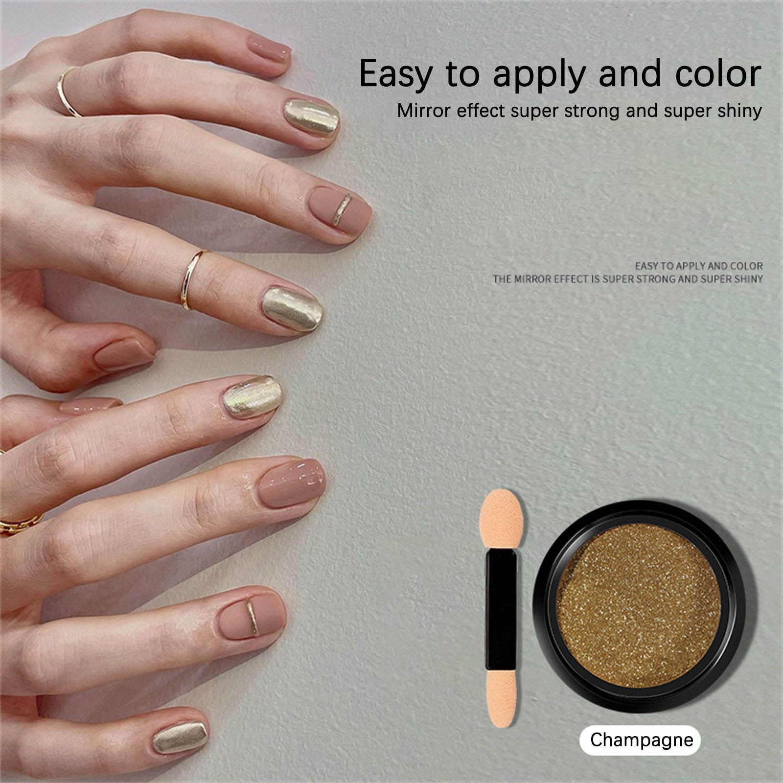 Dengmore Maillard Style Nail Polish Champagne Gold Bronzes Gold Rose