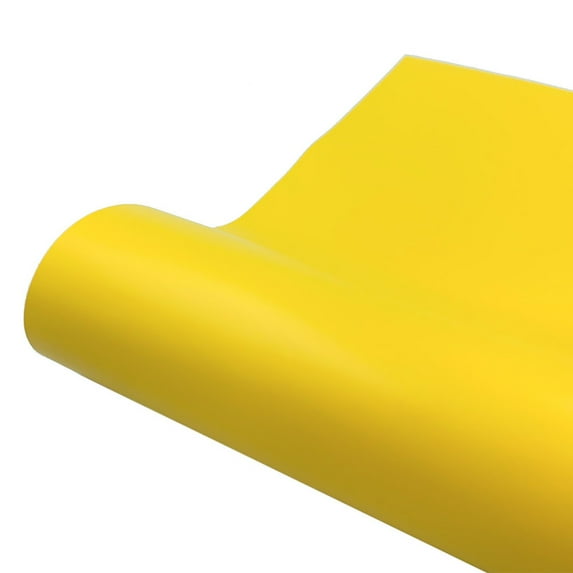 Dengmore Matte Solid Color Self adhesive Vinyl Heat Transfer Film Iron On DIY Sticker Yellow