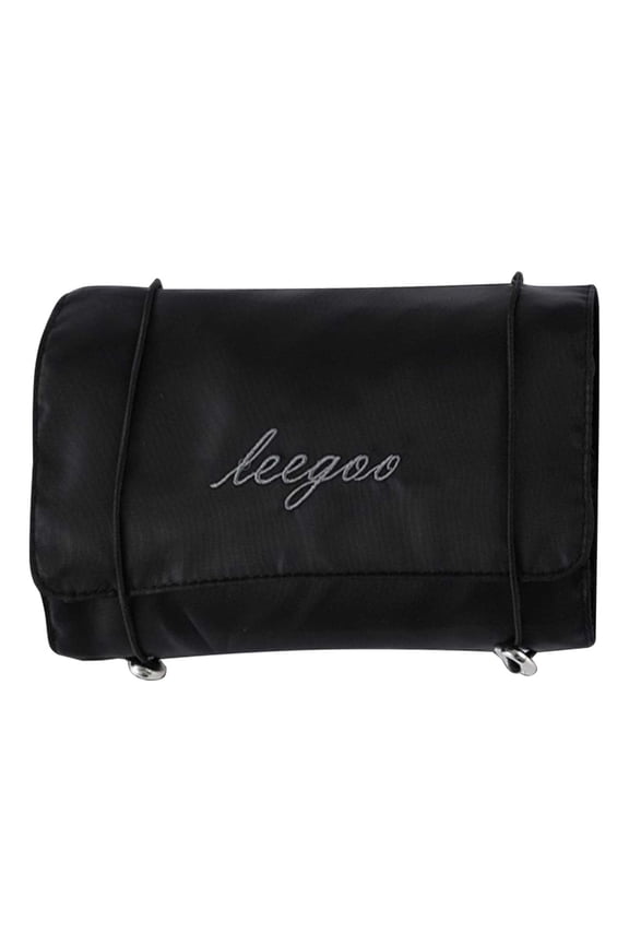 Mesh Cosmetic Backpack Portable Foldable Cosmetic Bag Mesh Zipper Pouch for Home Office Travel Accessories Organizer