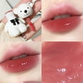 thumbnail image 1 of Dengmore Moisturizing Lipstick White Bear Keychain Lip Glaze Super Lustrous Glass Shine Lipstick Non Greasy Mirror Gloss Lipstick Shine Shimmer Tinted Sheer Color Lip Stick 1.7ml, 1 of 6