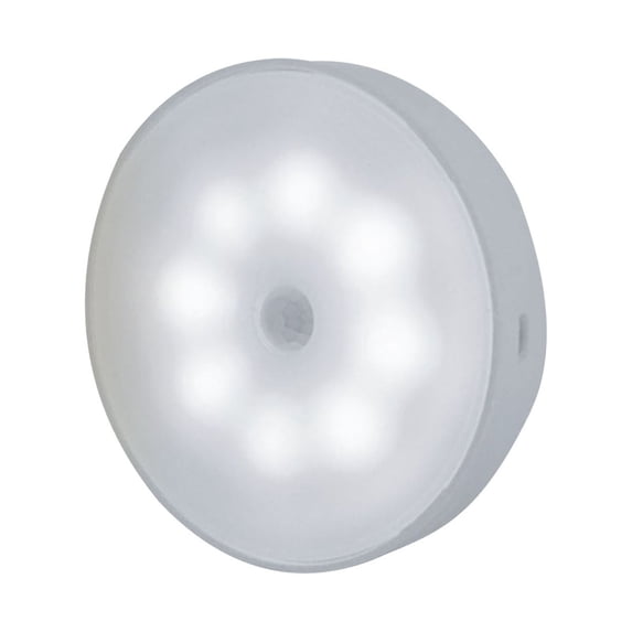Dengmore Motion Sensor Night Light Indoor Rechargeable Small Led Closet Light White Wireless Activated Sensored Smart Cabinet Lights Battery Operated for Hallway Stairs Bedroom