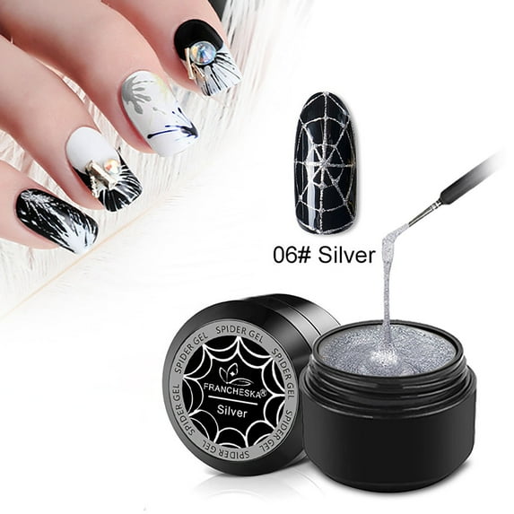 Dengmore Nail Glue Gel Super Elastic Nail Art Painting Glue DIY Painting Glue Gel Painted Glue Nail for Salon Art DIY at Home 8ml