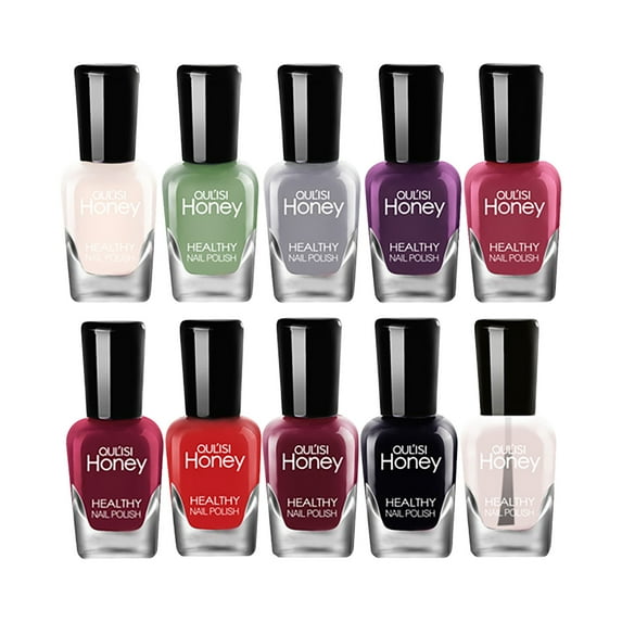 Dengmore Nail Polish Set Quick-Drying Peelable Tearable Nail Polish Salon Gel Manicure and Nail Art DIY at Home 5ML * 10 Bottles