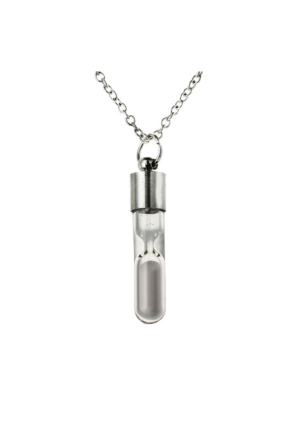 Necklace Time Hourglass Drifting Bottle Luminous Lamp Wishing Bottle Luminous Necklace