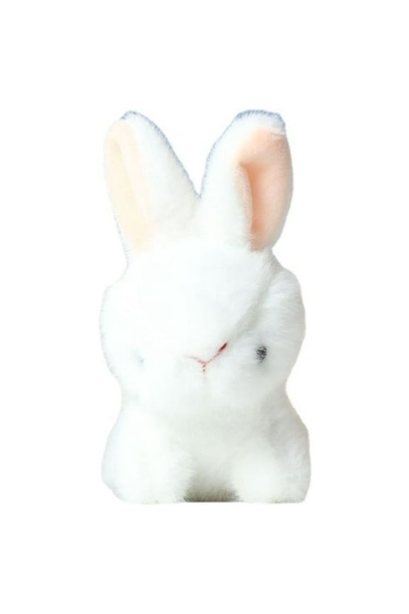 Plush Keychain Toys for Kids Cute Bunny Keychain Fluffy Key Ring for Women Bag Accessories Stuffed Rabbit Plushie Backpack Purse Pendant Gift for Girls Backpack Clips