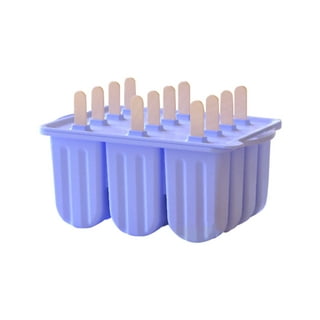 WQJNWEQ Silicone Ice Pop-Molds, Easy Release Ice Cream Mold, Reusable  Popsicle Stick with for Homemade Popsicles & Ice Cream
