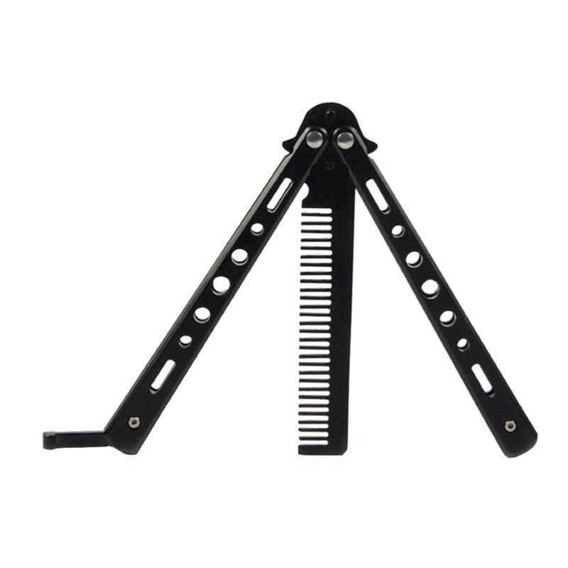 Dengmore Practice Knife Not Bladed Butterfly Comb Practice Tool Practice Throwing Comb
