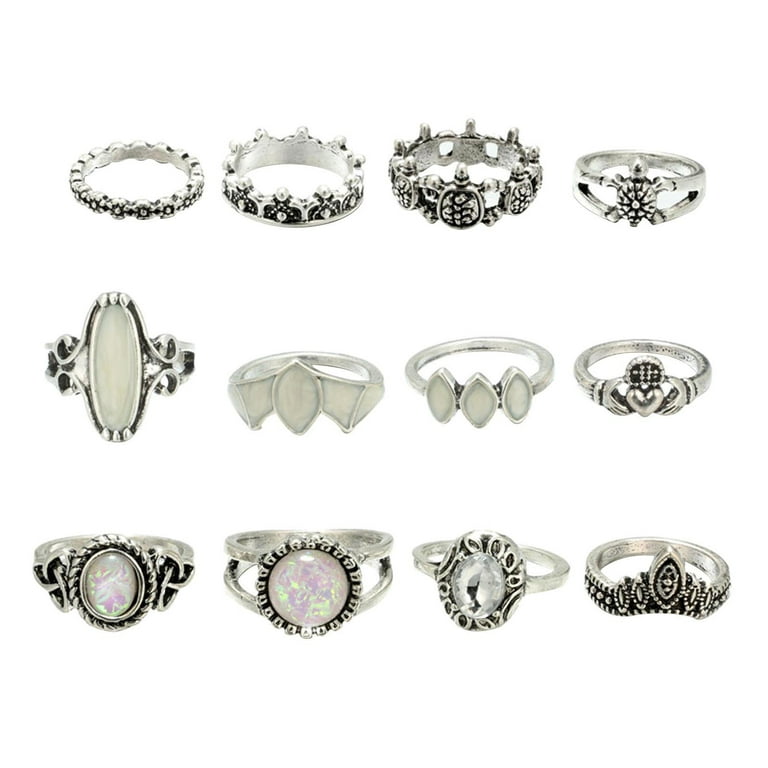 Above the knuckle ring sterling silver top