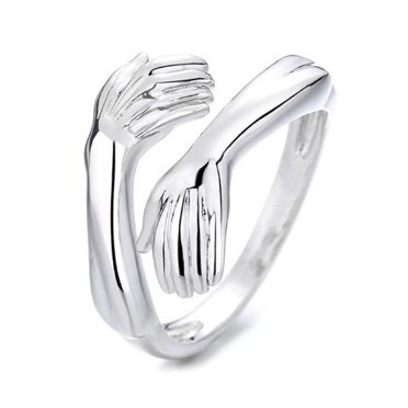 10k Yellow Gold Infinity Ring - Elegant Polished Finish, 9.5 Size, Promise/Wedding/Anniversary Ring