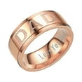 thumbnail image 1 of Dengmore Ring Letter DAD Ring Men's Titanium Steel Ring Jewelry Ring 1pc, 1 of 4