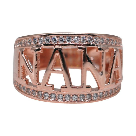 Dengmore Ring Mother's Day Gift For Nana's Grandmother With Crystal Ring