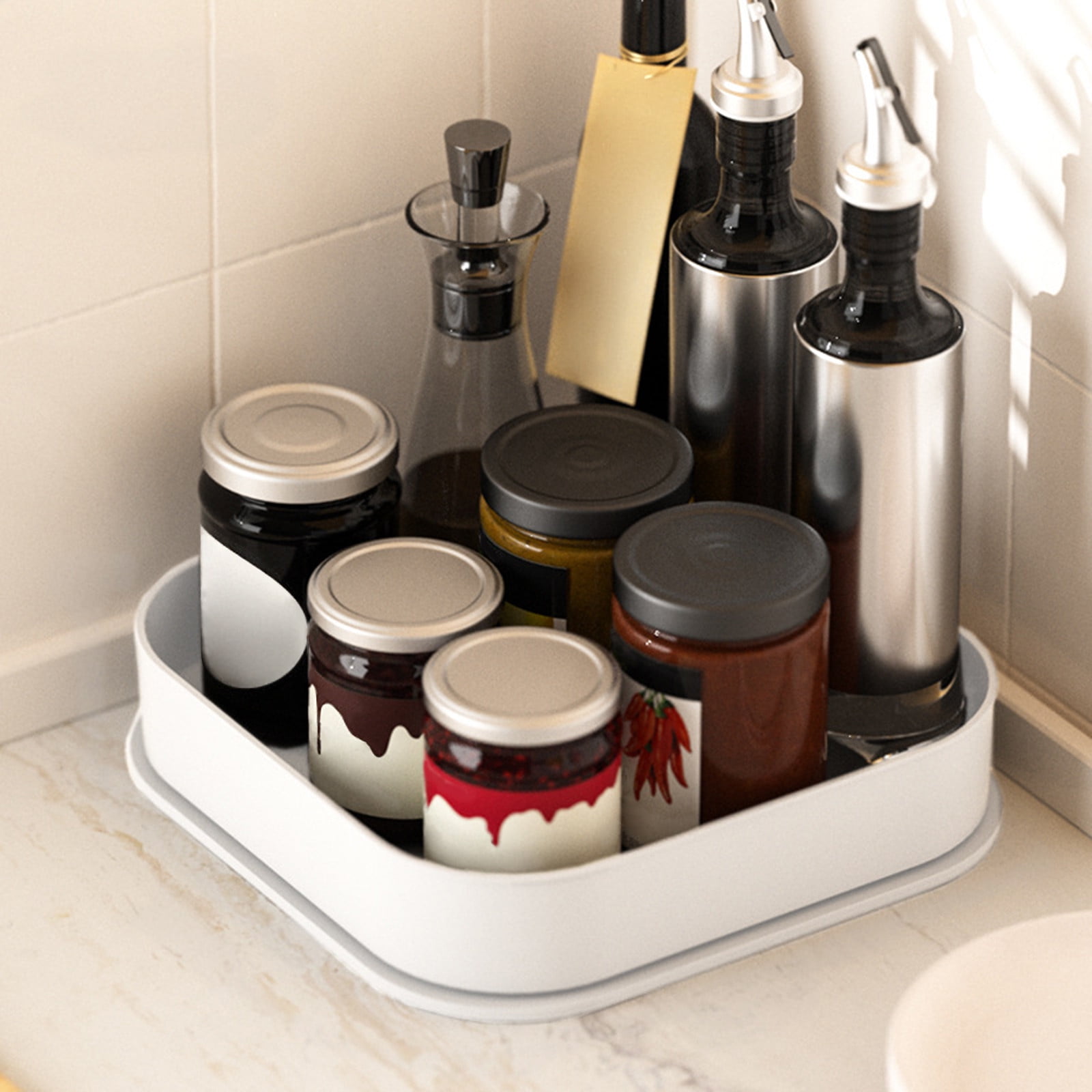 Picture of Dengmore Rotating Spice Rack 8.6 Inch Spice Organizer Kitchen ...