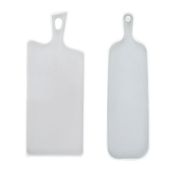 Dengmore Silicone Cup Mat Resin Casting Mold Epoxy Fruit Tray Plate Mould Craft Tool 2PCS for Home