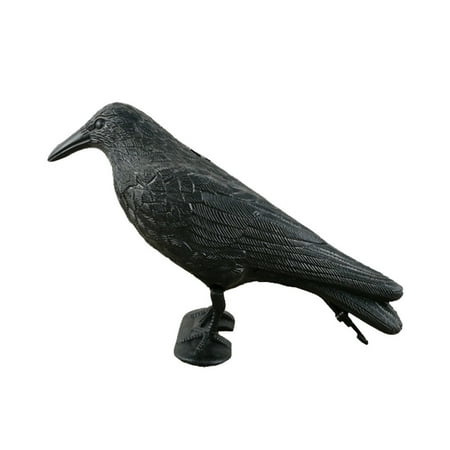 Dengmore Simulation Decoration Plastic Scary Bird Tool Garden Crow Jewelry