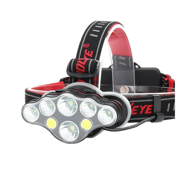 Dengmore Skywolfeye USB Rechargeable 8 LED Headlight Flashlight Work Light for Home