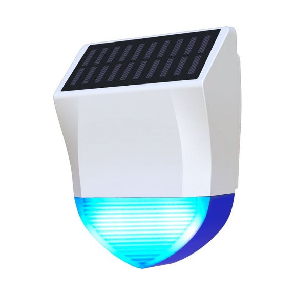 Dengmore Small Appliances Tuya Smart WiFi or Bluetooth Solar Outdoor Human Body Infrared Alarm Outdoor Sound And Light Alarm