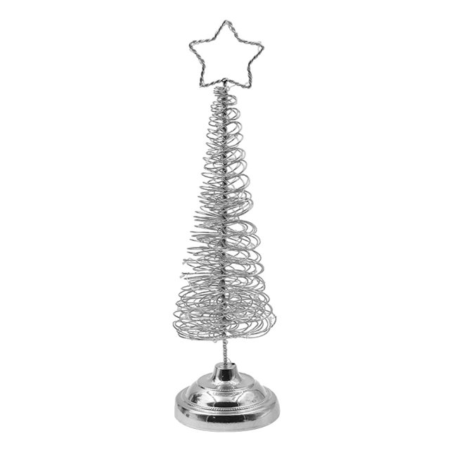 Dengmore Small Christmas Tree with Light Mini Luminous Wrought Iron