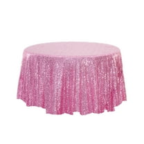 Dengmore Soft Tablecloth Sequin Tablecloth Wedding Party Cake Dessert Event Christmas Decoration