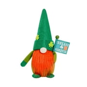 Dengmore St. Patrick's Day Gnomes Decoration Green Spring Plush Doll Cotton Irish Dwarf Gnomes Elf Figurines Stuffed Gnomes Plushie Ornaments St. Patrick's Day Gifts Decorations