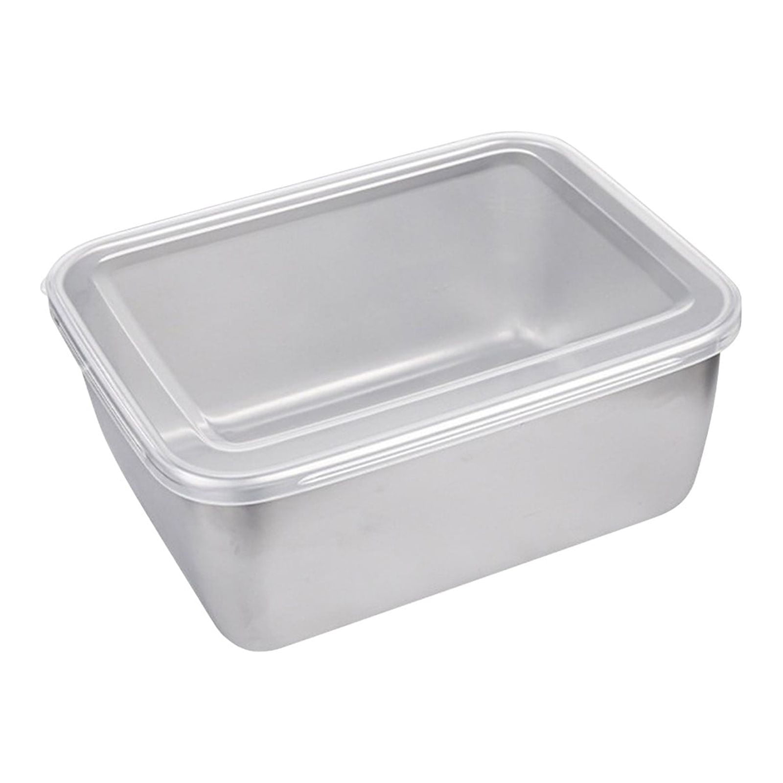 Dengmore Stainless Steel Food Storage Containers for Fridge Rectangular ...