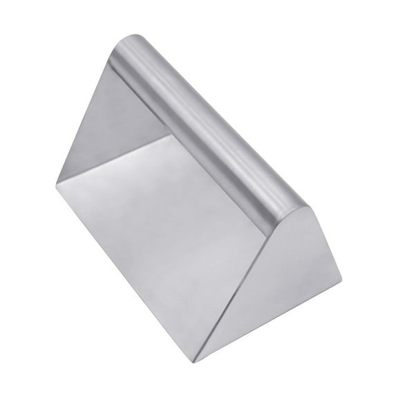 Dengmore Steel Rectangular Lattice Meat Press Board With Wooden Handle Meat Press