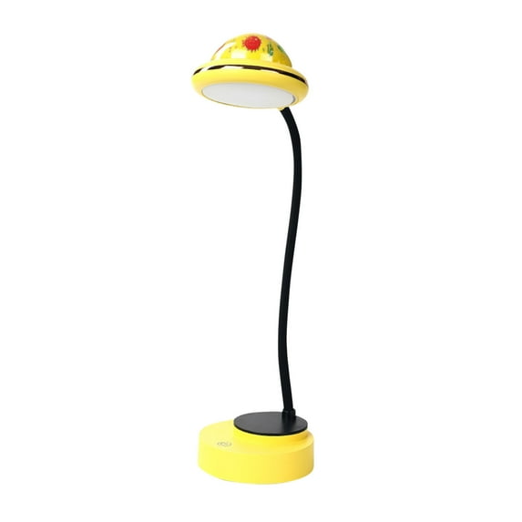 Dengmore Study Lamps for Desk Office Light LED Folding Table Lamp Can Control Brightness Mini Star Projector Bedside Bedroom Round Bottom Table Lamp