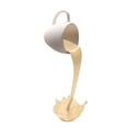 thumbnail image 1 of Dengmore Suspended Coffee Cup Decoration Beige Floating Coffee Cup Mug Sculpture Kitchen Decor, 1 of 8