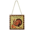thumbnail image 1 of Dengmore Thanksgiving Decoration Welcome Sign Decoration Retro Wall Hanging Home Garden, 1 of 7