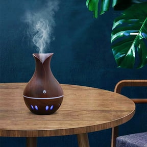 Dengmore USB Mini 130ml Humidifier 10 sq ft Ultrasonic Aroma Essential Oil Diffuser, Yellow