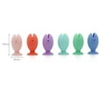 thumbnail image 1 of FFENYAN Unique Design Storage Rack Silicone Toothbrush Protective Cover Portable Outdoor Travel Toothbrush Cover Toothbrush Shelf Standing ToothBrush Cover Cap Stand, 1 of 4