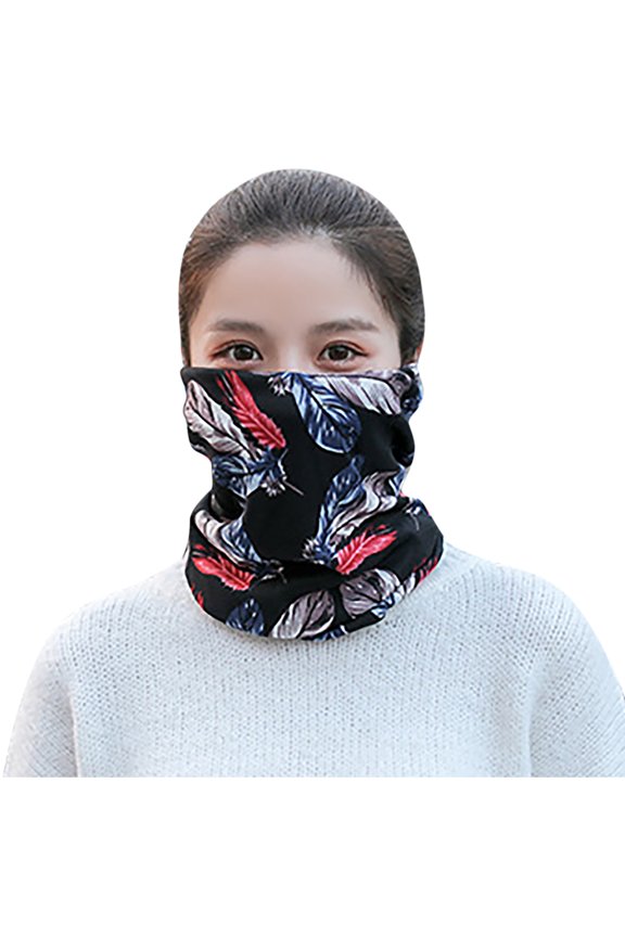 Unisex Fashion Printing Versatile All in one Multi purpose Hat Face Mask Bib Dark Blue