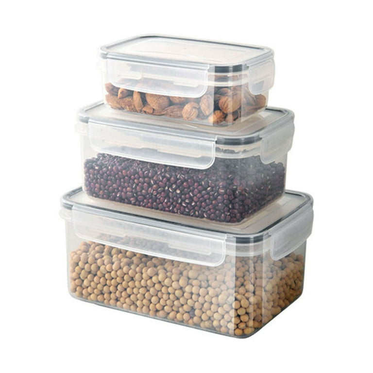 Extra Large Food Storage Containers with Lids Airtight (6.5L|220 Oz|Set of  2)BLACK COLOR for Flour, Sugar, Rice & Baking Supply - Airtight Kitchen 