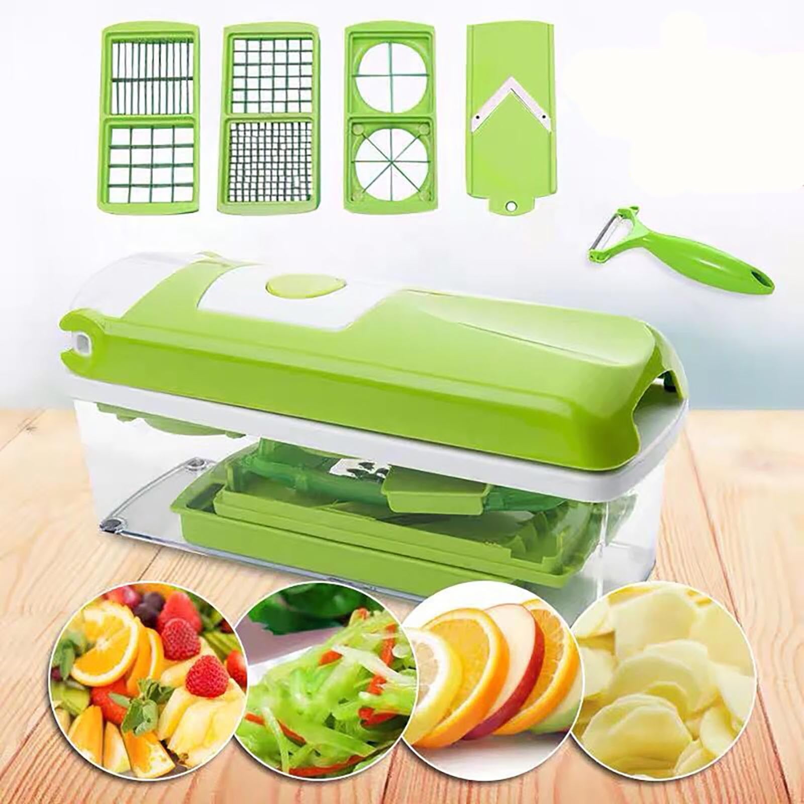 MuellerLiving Mandoline Slicer for Kitchen, Stainless Steel,  Slice or Julienne, Vegetable Chopper, Fruits : Home & Kitchen