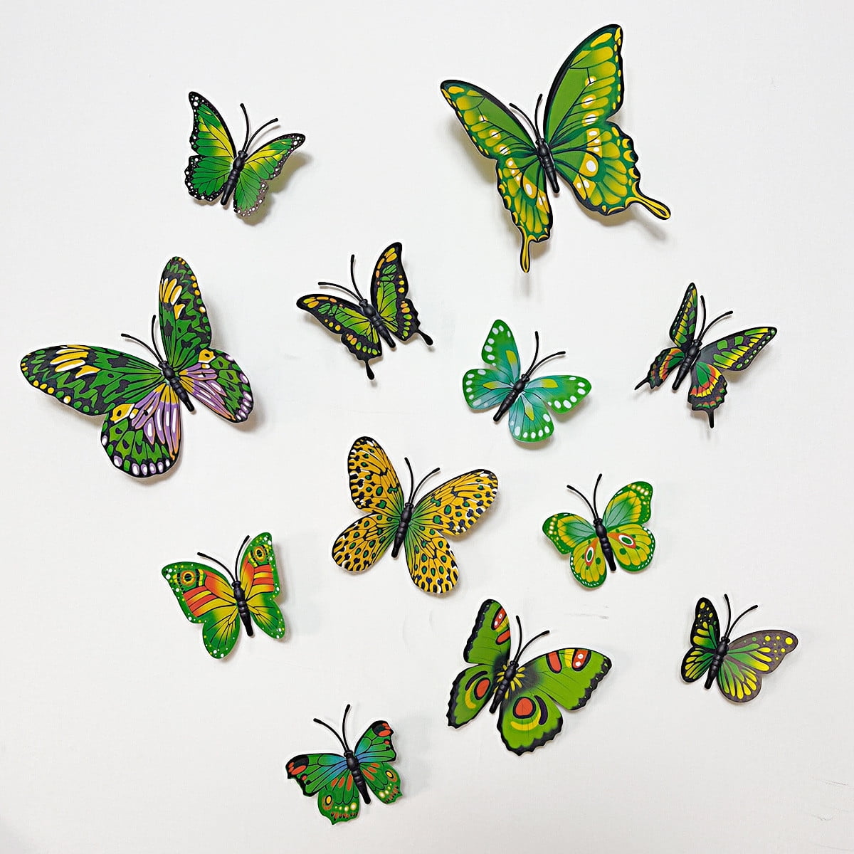 Dengmore Wall Decor 12pcs Butterf Design Decal Art Wall Stickers Room dengmore-wall-decor-12pcs-butterf-design-decal-art-wall-stickers-room