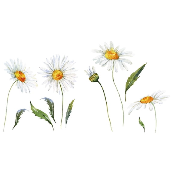 Dengmore Wall sticker Inkjet Wall Stickers Plant Flower Wall Stickers Home Background Wall Painting