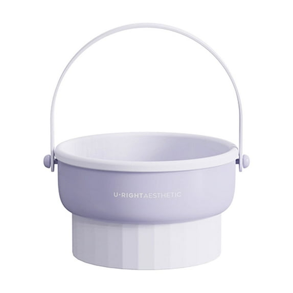 Dengmore Wash Basin Makeup Brush Cleaning Storage Box Makeup Brush Storage Rack Detachable Multifunction Cosmetics Storage Box Desk Mouth Red Eye Shadow Storage Rack