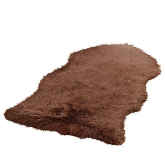 Dengmore Winter Living Room Bedroom Sofa Office Seat Bay Window Imitation Wool Plush Carpet 60x110cm