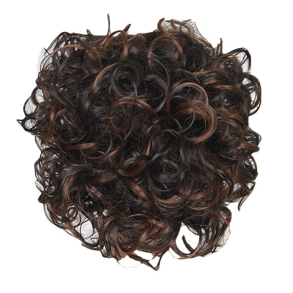 Dengmore Women's Fashion Wig Brown Synthetic Hairshort Wigs hair Wave Wig