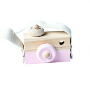 Dengmore Wooden Camera Toy Creative Decoration Neck Hanging Children's Toy