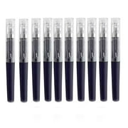 Denhf 10Pcs Mini Gel Pens, 0.5mm Fine Point Black Ink Pocket Pen, Black Gel Mini Pens for Pocket Journaling Noteboo, Office Supplies, Smooth Writing, Quick Dry, Blue