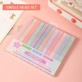 thumbnail image 1 of Denhf 12Pcs Pastel Highlighters, Soft Chisel Tip Bible Highlighters No Bleed, Aesthetic Highlighters for Book Diary Plan Notes Annotation, Home Office Supplies, Single Head, 1ml, 12 Colors, 1 of 8