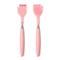 thumbnail image 1 of Denhf 1Pc Extendable Back Scratcher, Portable Telescopic Backscratcher with Long Handle, Retractable Back Scratchers for Adults Women Men, Scratcher Tool, Extends Up to 24.5 Inch, Pink, 1 of 3