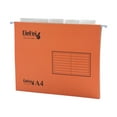 thumbnail image 1 of Denhf 1Pc Hanging File Folders, File Folders Hanging with 1/5-cut Tabs, Hanging Folders for Home Office Supplies, File Cabinet Folders, Letter Size, Designed for Bulky Files, 14.4" x 9.5", Orange, 1 of 6