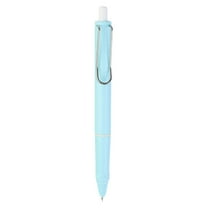 Denhf 1Pc Retractable Fountain Pen, 0.38mm Extra Fine Nib Refillable Fountain Pens, Anti-Skidding Inkless Writing Pen for Writing, Office Supplies, Blue