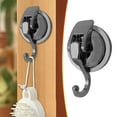 thumbnail image 1 of Denhf 1Pc Wreath Hangers for Front Door, Heavy Duty Vacuum Suction Cup Hooks, Multi-Purpose Suction Hooks for Shower, Windows, Glass Door, Kitchen and Bathroom, Wreath Holder, Gray, 1 of 4