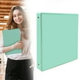thumbnail image 1 of Denhf 3 Ring Binder, Durable 1 Inch Binder, Colored Three Ring Binder for Home Office Supplies, 1 Inch Binders 3 Ring, Cute Binder, 3 Ring Binder 1 Inch, Classroom Must Haves, 11.6" x 9.8", Green, 1 of 9