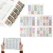 Denhf Bible Tabs for Women and Men, Boho Theme, Bible Book Tabs, Bible Index Tabs for Easy To Read and Quickly Search, Perfect for Bible Reading and Gift Giving